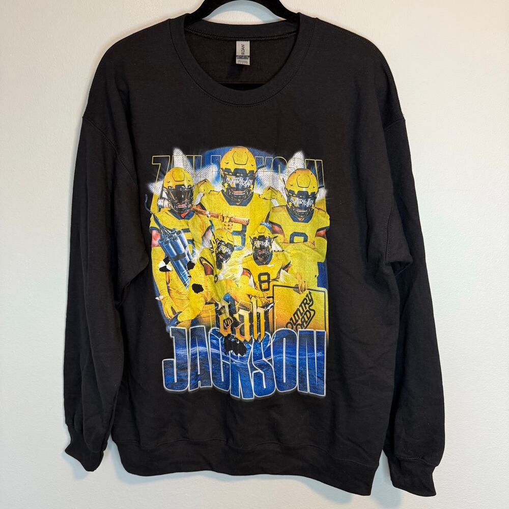 Jackson State Mississippi Tigers NCAA Football Crew Neck Sweater Men’s Size L